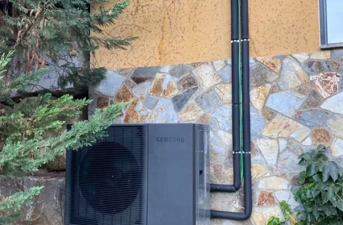 Sustitución de caldera de gasoil por aerotermia en vivienda unifamiliar en Matadepera (Barcelona)