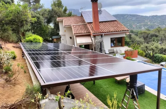 Instalación fotovoltaica de autoconsumo residencial en Matadepera (Barcelona)