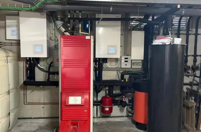 Aerotermia en cascada para unifamiliar de 250 m² en Les Franqueses del Vallès (Barcelona)